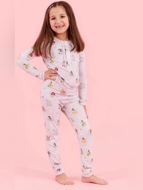 Disney x Magnetic Me Princess modal magnetic no drama pajama kids long sleeve 2t